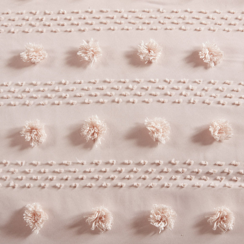 Ensemble d'édredon en polyester , Rose, Édredon simple / simple TG + 1 taie décorative