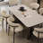 Light luxury design dining table and chair set-112224381