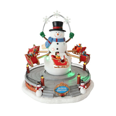 Christmas Illuminated and LED Lights Sleigh Figurine