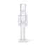 Clear Acrylic Nutcracker, 14.6"H