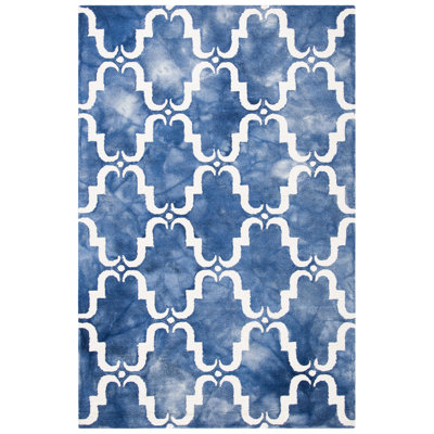 Demmer Hand Tufted Wool Geometric Rug