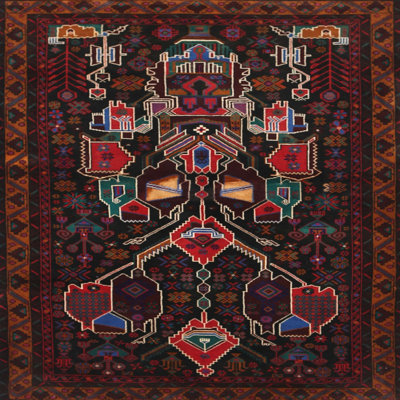Tapis noir Southwestern