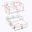 Futon rembourré Araluen 55-616452468