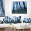 Coussin lombaire Schafer Landscape Trees in Foggy Spring Forest