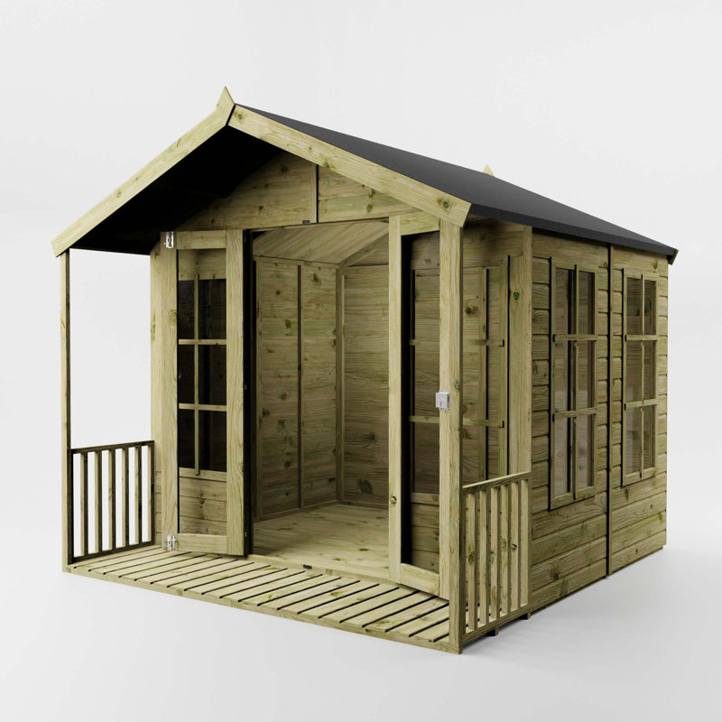 Mercia 8 x 8ft Premium Wessex Summerhouse, No
