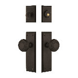 Nostalgic Warehouse New York Entry Set with Deco Knob