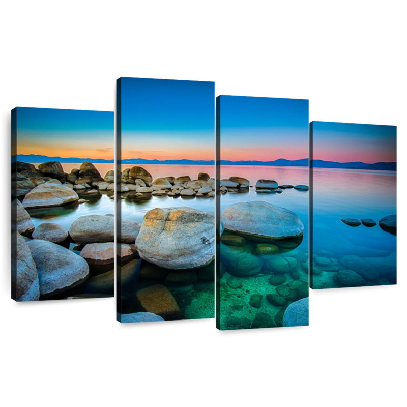 Roches d'Alvord Lake Tahoe, H 54 po x l 84 po