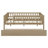 Full Size Daybed With Trundle, Wood Kids Platform Bed Frame With Fence Guardrails, No Box Spring Needed-1704377302