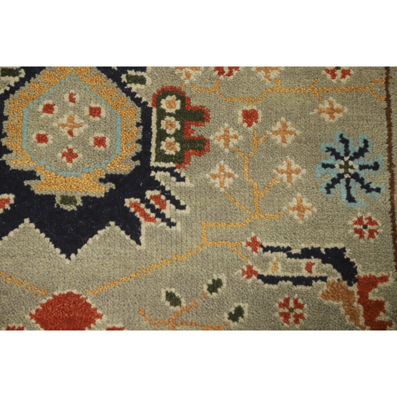 Tapis de couloir indien tribal fait à la main 3 x 8 po