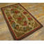 Médaillon antique en laine Tapis crocheté en coton ivoire beige crème blanc des années 1880