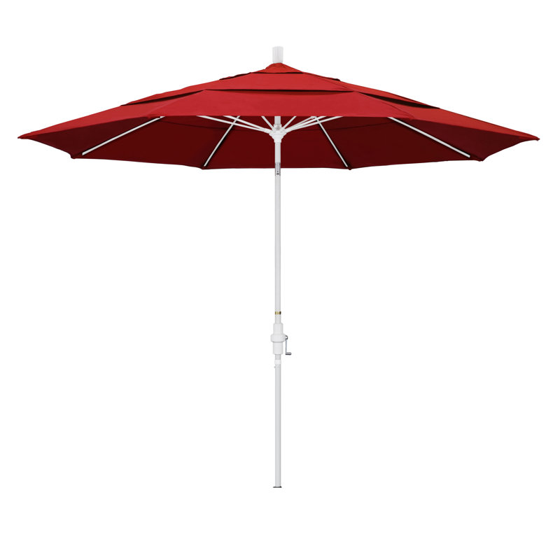 Parasol de marché 11 pi Leiker, Rouge - oléfine