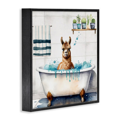 Giclée de baignoire Suds Alpaca, conception de Kim Allen