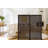 36" W X 72" H Square Grid Solid Wood Lattice With Stand