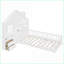 Lit plateforme simple blanc avec tiroirs, ports USB et amp; Tablettes - Meubles de chambre à coucher