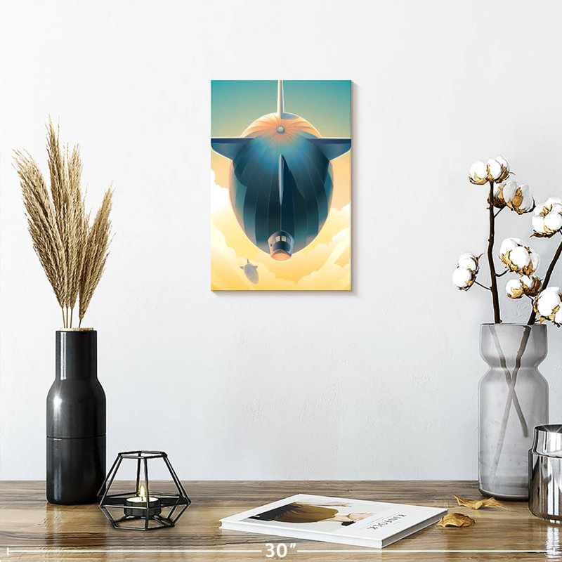 Mehar Blimps In The Sky, 12" H x 8" W