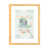Toile avec cadre en bois beige est en rupture de stock