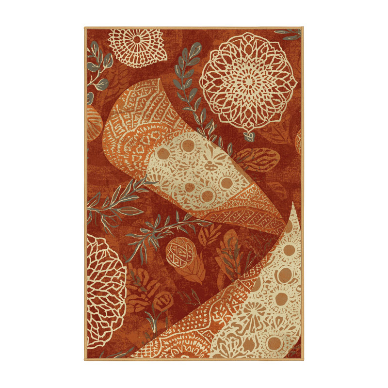 Tapis lavable à la machine Olney Falafel Wrap, 6 x 9