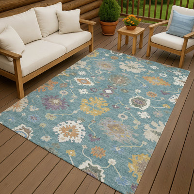 Tapis traditionnel lavable à la machine intérieur / extérieur ACN2532