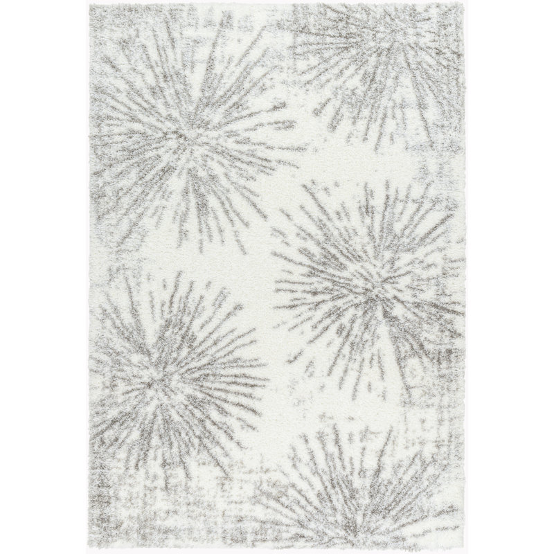 Jayneen Abstract Indoor Rug, Rectangle 6'7" x 9'