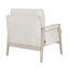 Modern Home Accent Chair Cushion Seat Back Cream Chenille Fabric Upholstery Solid Wood Furniture 1Pc-689600702