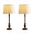 Daytin 58 " Matte LED Traditional Floor & Table Lamp Set