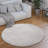 Soft Area Rug Cozy Low-Pile Rug Anti-Slip Solid Color Washable-1105312465-1135445467