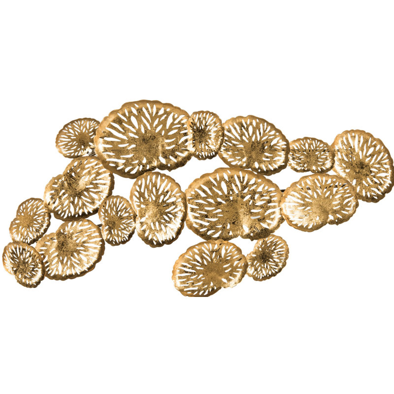 Glam Plants & Flowers Wall Decor on Metal