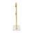 Marble Gold Jewelry Stand with Rectangular Base