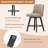 Swivel Upholstered 26'' Counter Stool Wood Leg-93801831-93801833-124606443