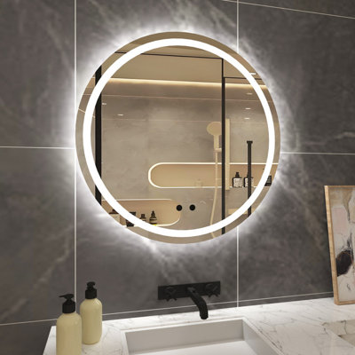 Round Wall Makeup / Shaving Mirror