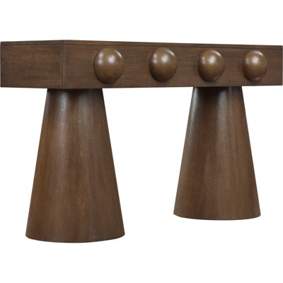 Console en placage de chêne Hofmann
