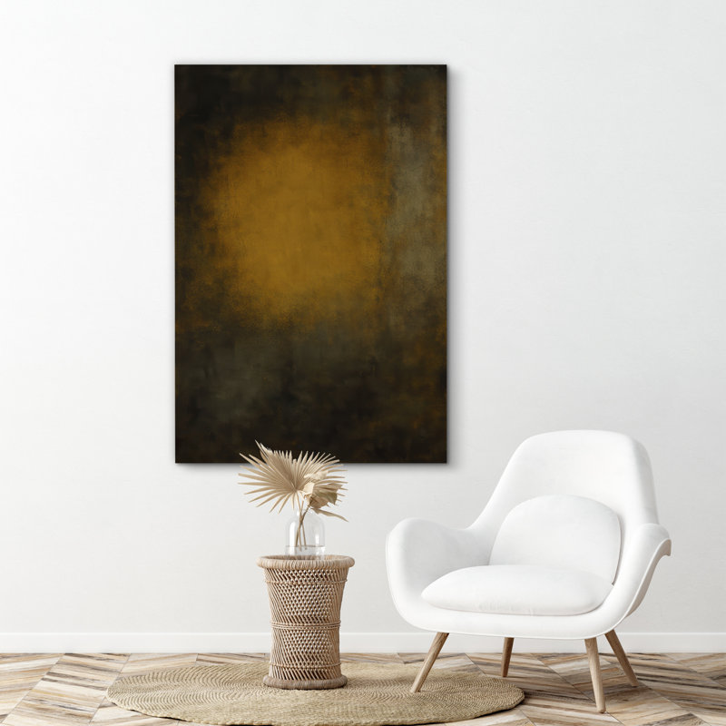 Reproduction d'art sur toile encadrée - œuvre d'art abstraite, décor moderne neutre pour le salon, Ne s’applique pas