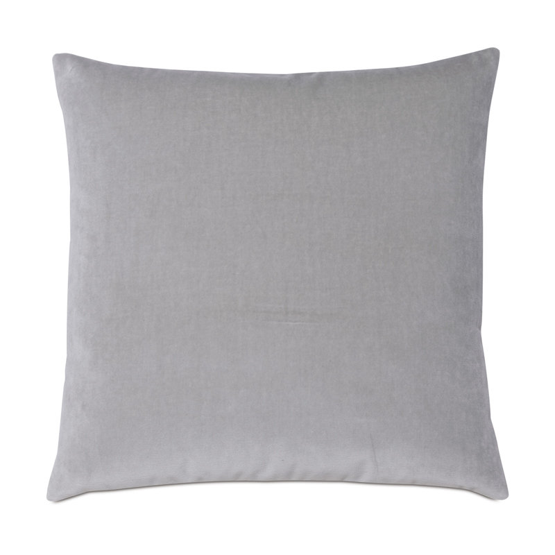 Housse et insert de coussin en peluche, Gris, Feather