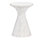Isabelle Marble Top Pedestal End Table