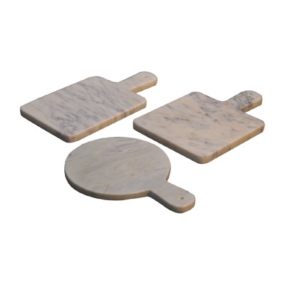 White Marble Chopping Board Set Of 3