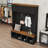 Entryway Hall Tree with Bench, Storage Cabinets and 4 Hooks-129674605