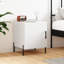Abeda 40cm W Iron Bedside Table-944841233