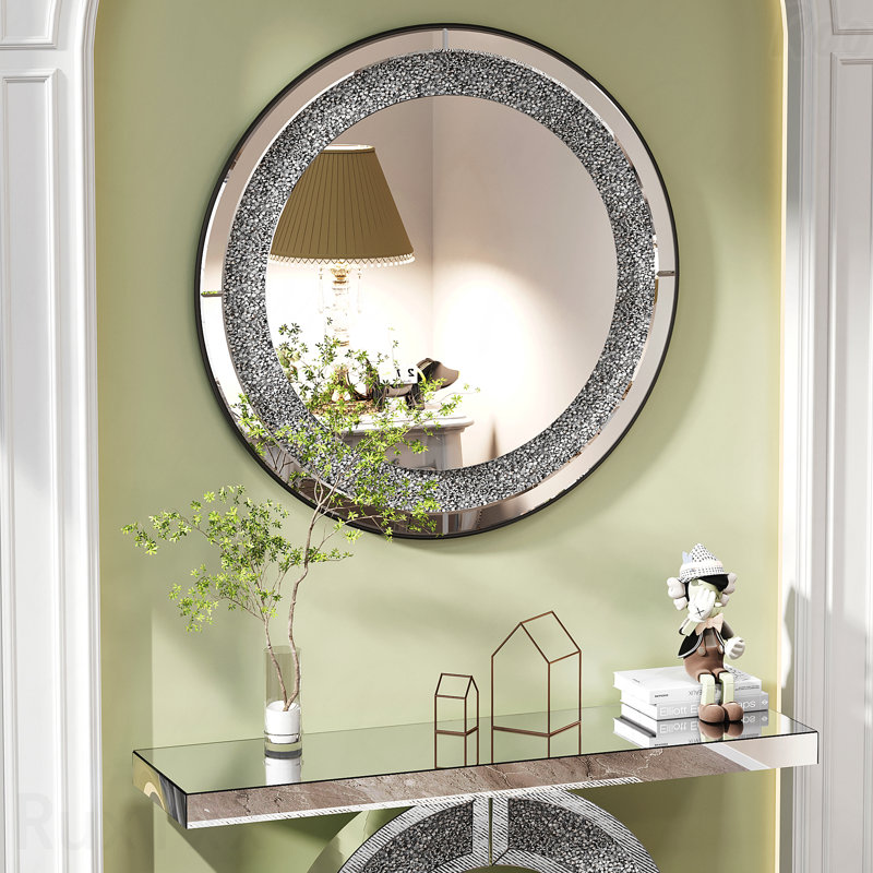 Miroir d'appoint 33,46 "Crystal Crush Diamond