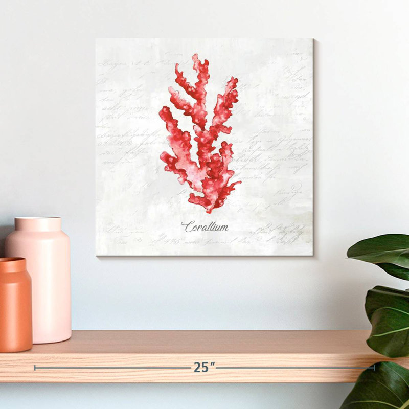 Crowle Red Sea Coral, 16" H x 16" W