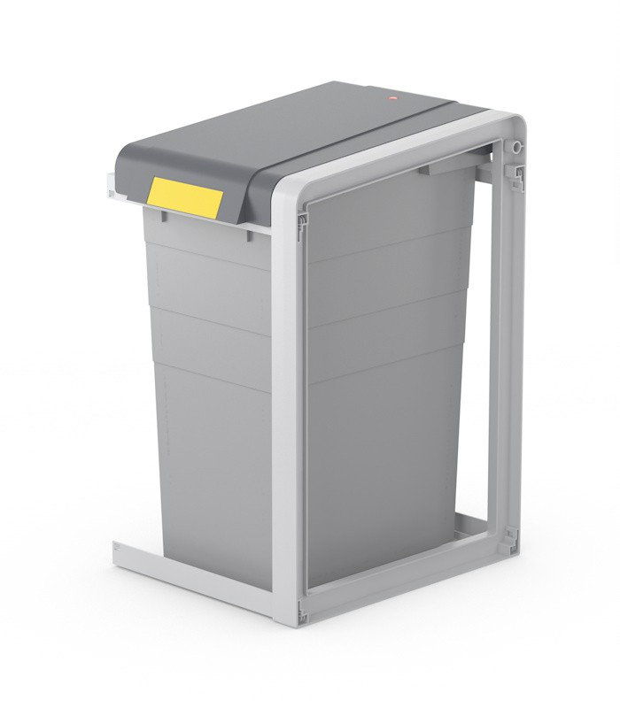 Plastic Rubbish Bin - 38L