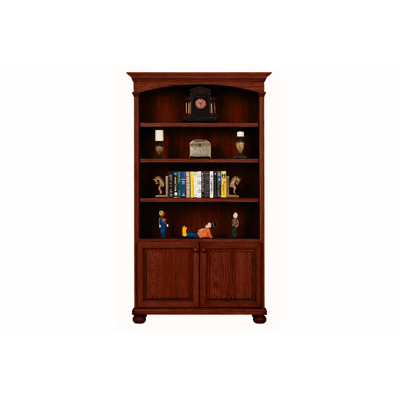 Bibliothèque en bois massif Traditional Traditional, Concord Cherry