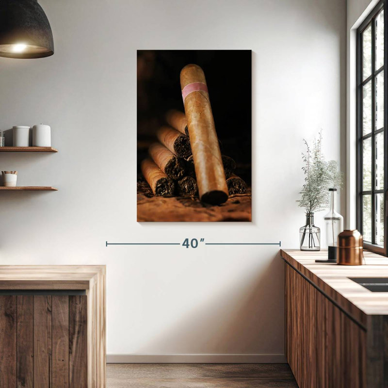 Senne Stacked Cuban Cigars, 39" H x 26" W