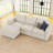 Rafael L-Shaped Modular Sleeper Sectional with Storage-101956652