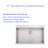 33 " L Drop-In Single Bowl Stainless Steel Kitchen Sink-91904600