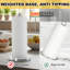 Support autoportant en acier inoxydable pour l'organisation de la cuisine et de la salle de bain, compatible avec les rouleaux de grande taille, nickel brossé-790889981