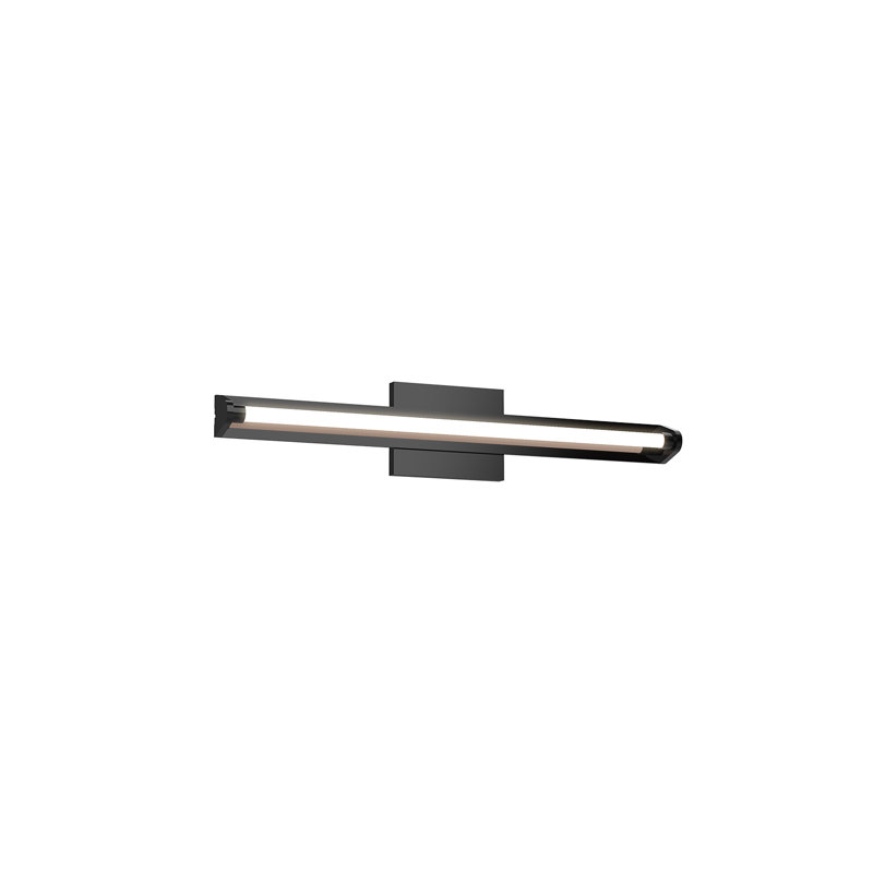 Plymouth 1 - Light LED Bath Bar, Black