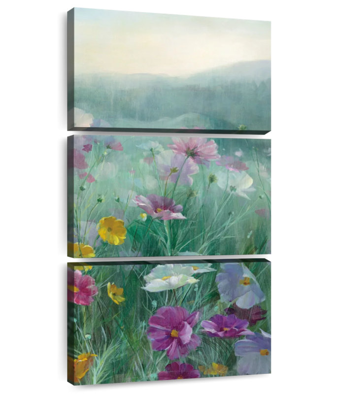 Cosmos at Dawn III, H 27 po x l 12 po