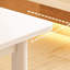 Table de roche en bois massif blanc simple-105904886