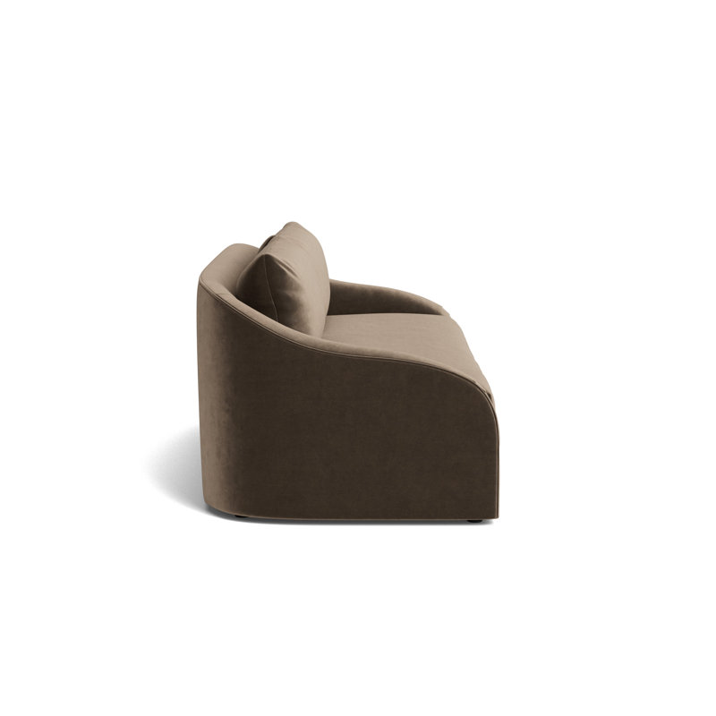 Laurel 100 Sofa, Performance Velvet - Otter