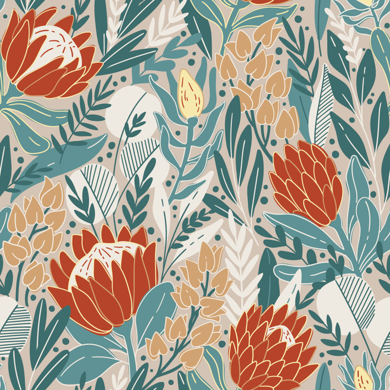 Floral Tile